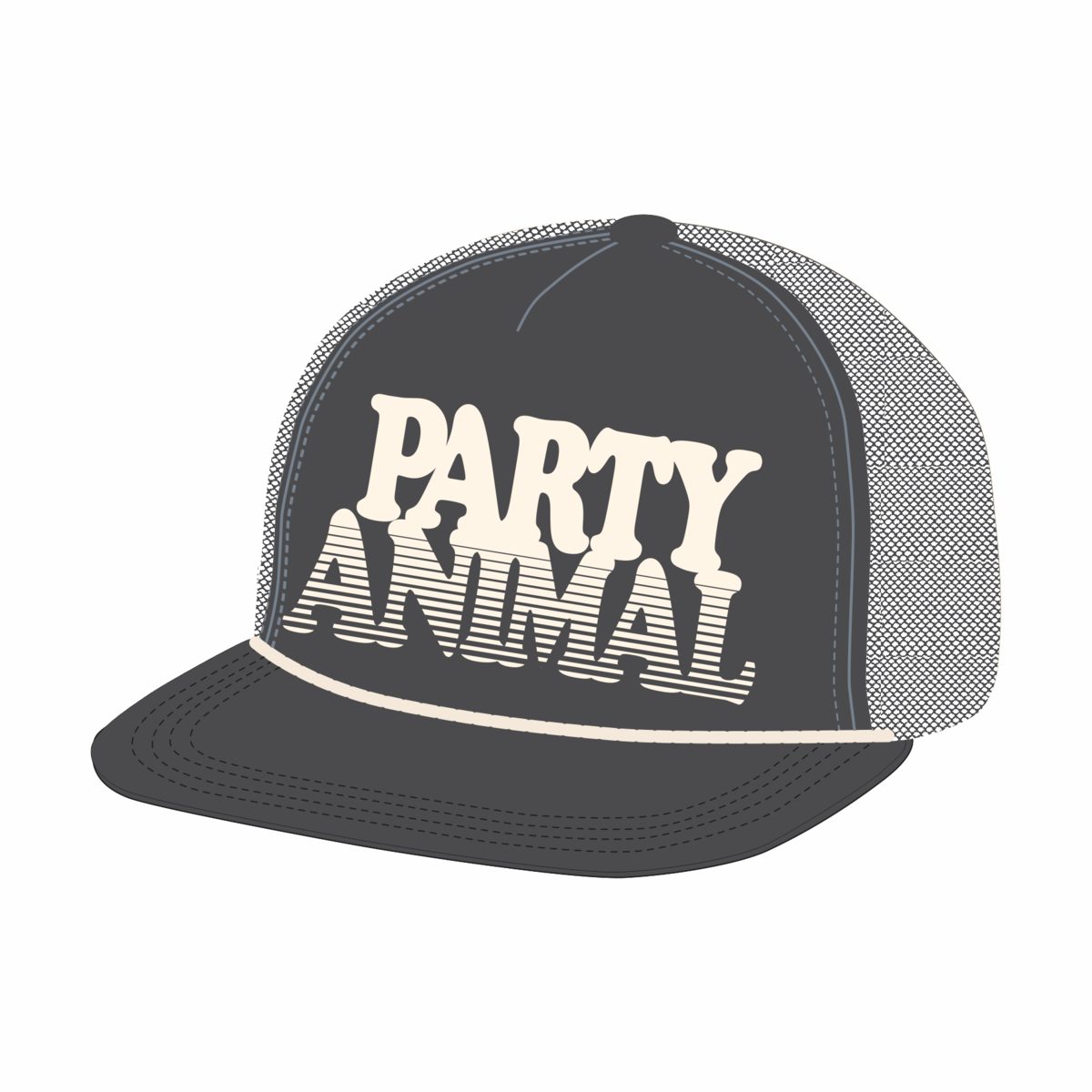 Tiny Whales Party Animal Trucker Hat