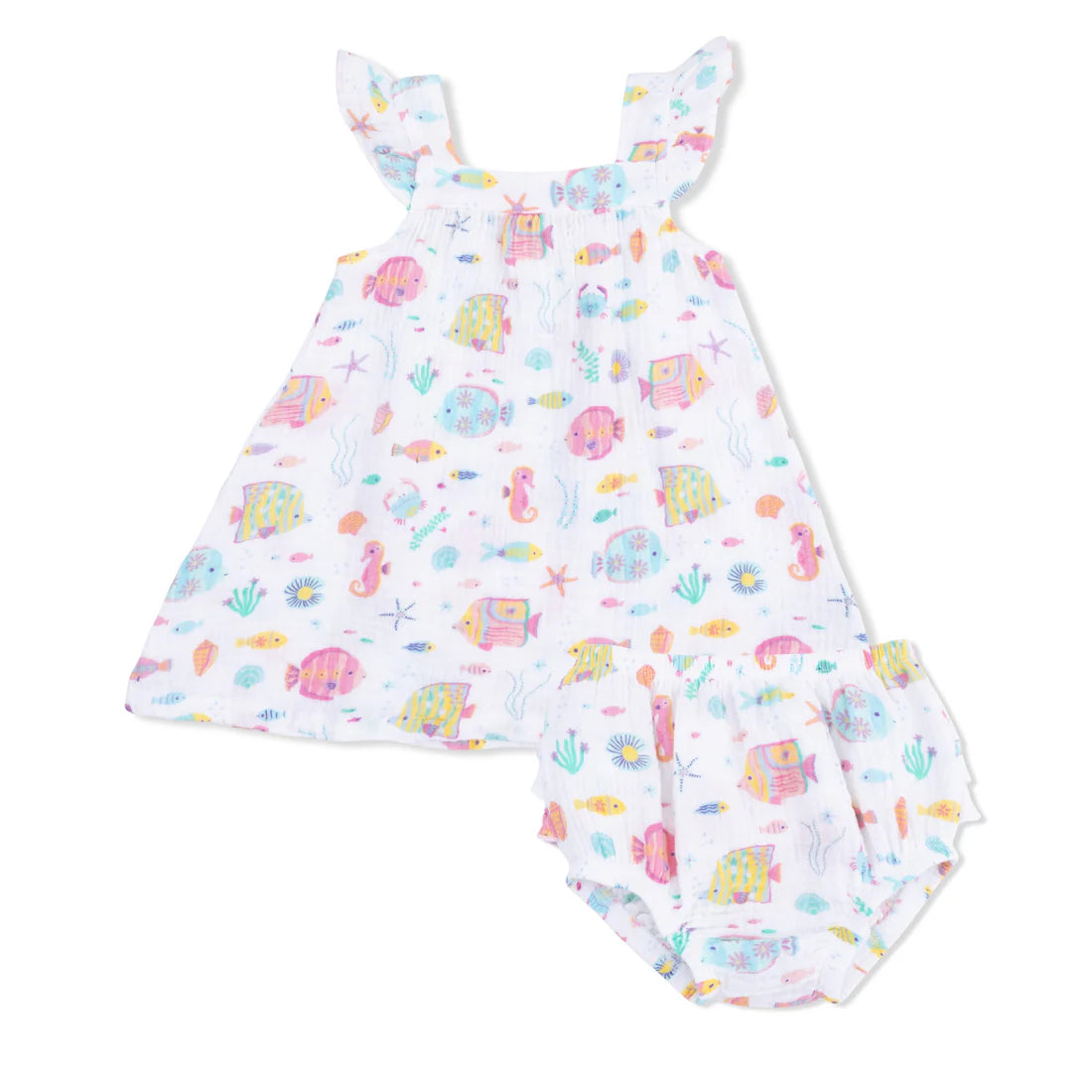 Sunny Coral Reef Fish - Sundress and Bloomer