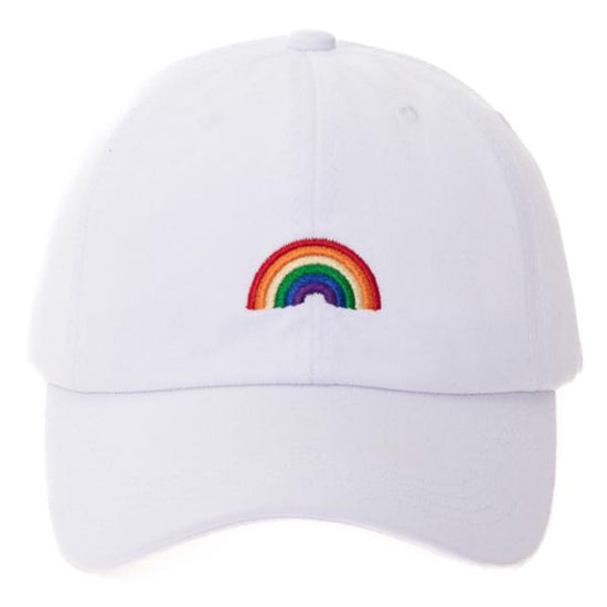 Rainbow Cap White