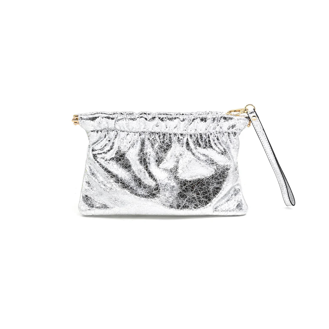 Belle Clutch in Silver