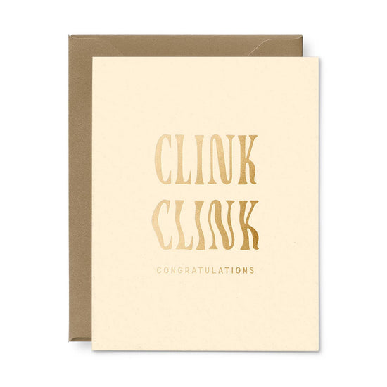 Clink Clink Congratulations Card