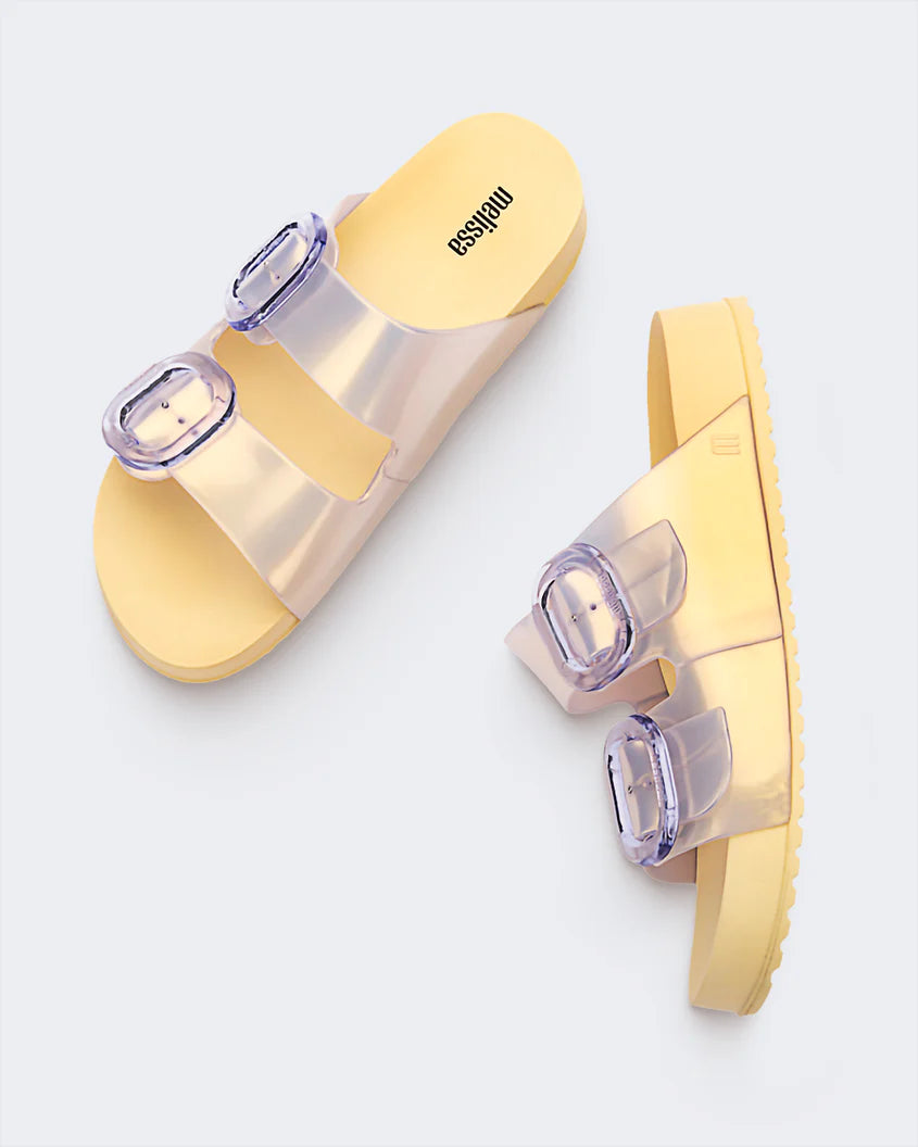 Melissa Cozy Slide Pearly Yellow