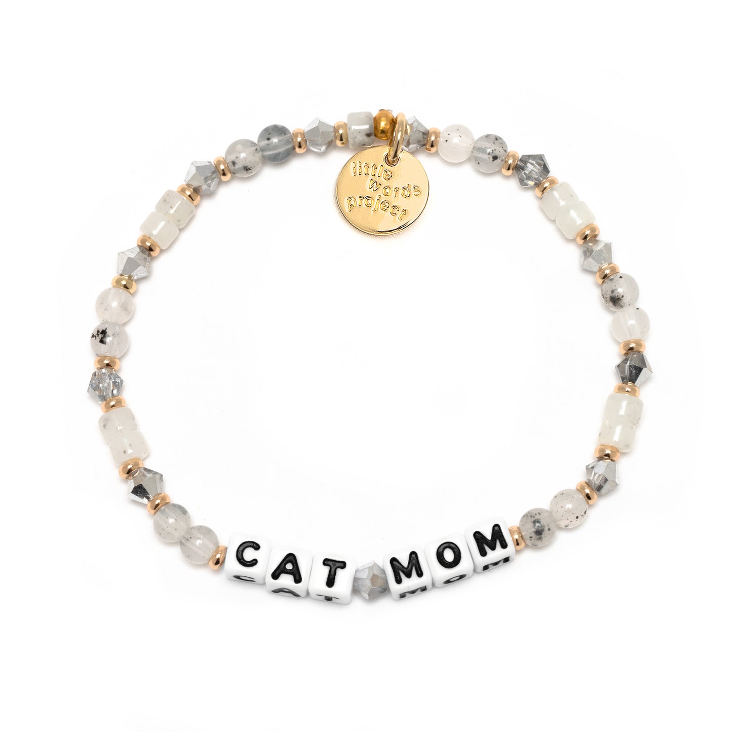 Little Words Project Cat Mom Purr Bracelet