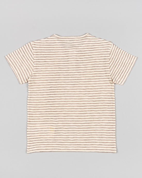 Losan Ecru Stripe S/S Shirt