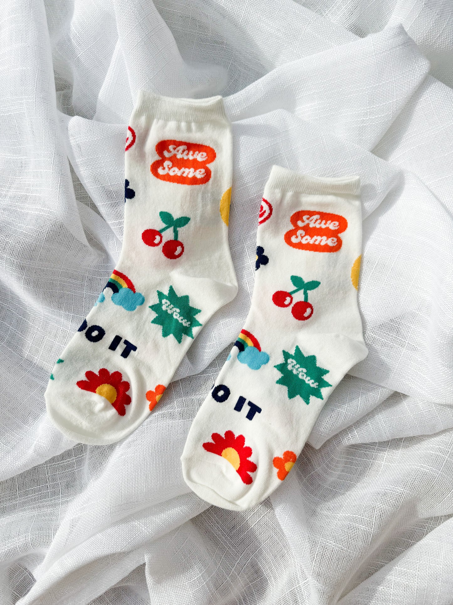WOW Socks White