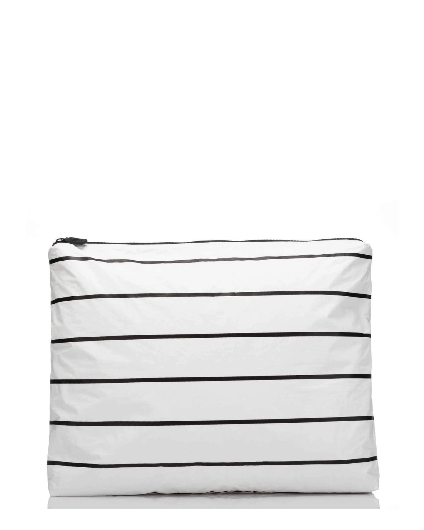Aloha Collection Max Pouch Pinstripe Black on White