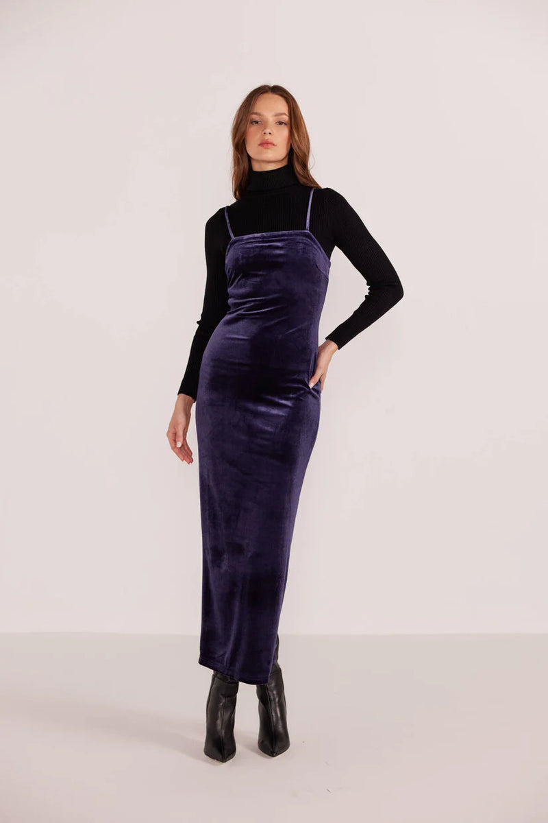 Mink Pink Nisha Velvet Dress Medium