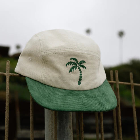 Rad River Palm Tree Corduroy Five-Panel Hat