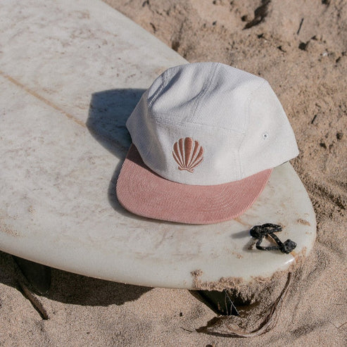 Rad River Corduroy Five-Panel Hat Seashell