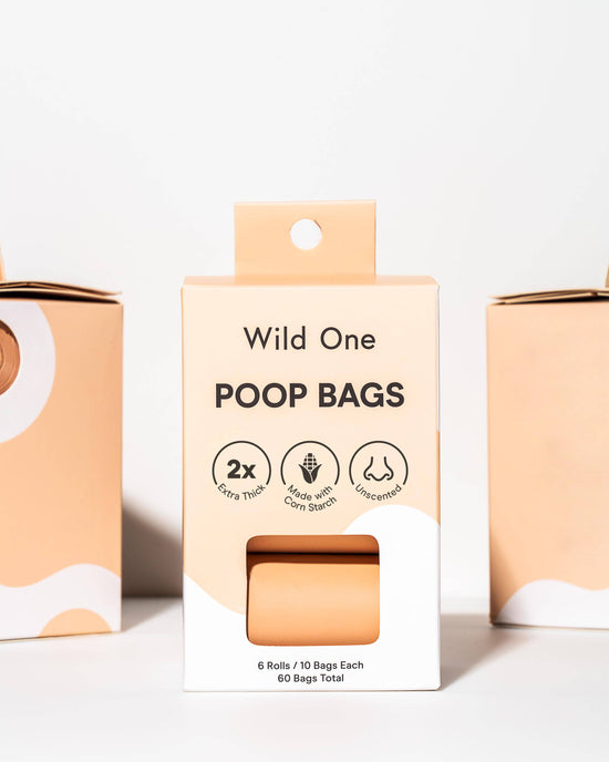 Wild One Eco Friendly Poop Bags - 60pc Rolls