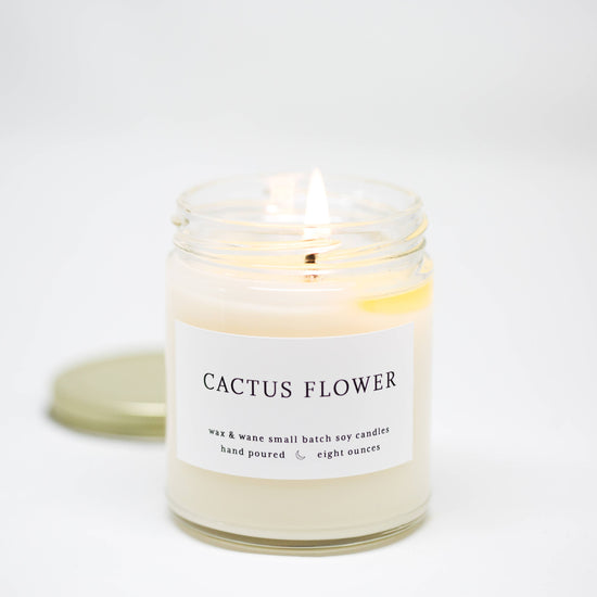 Cactus Flower Modern Soy Candle