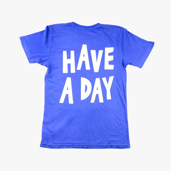 Having A Day Tee Blue