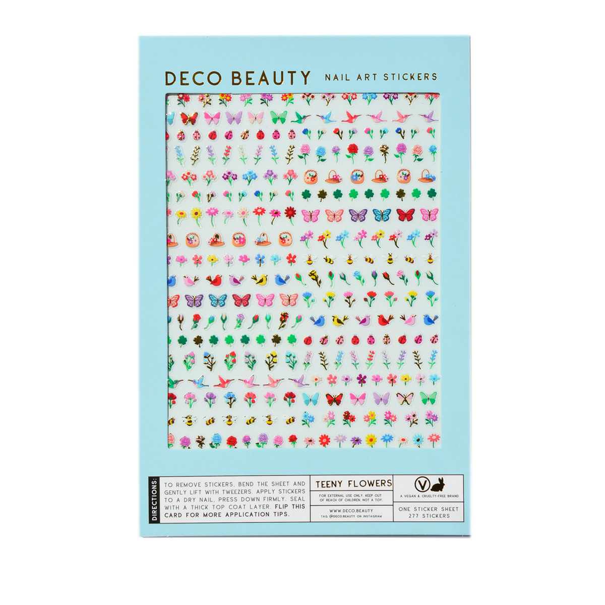 Deco Beauty Nail Art Stickers - Teeny Flowers