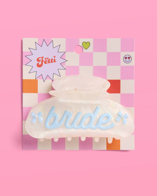 Bride Something Blue Hair Clip