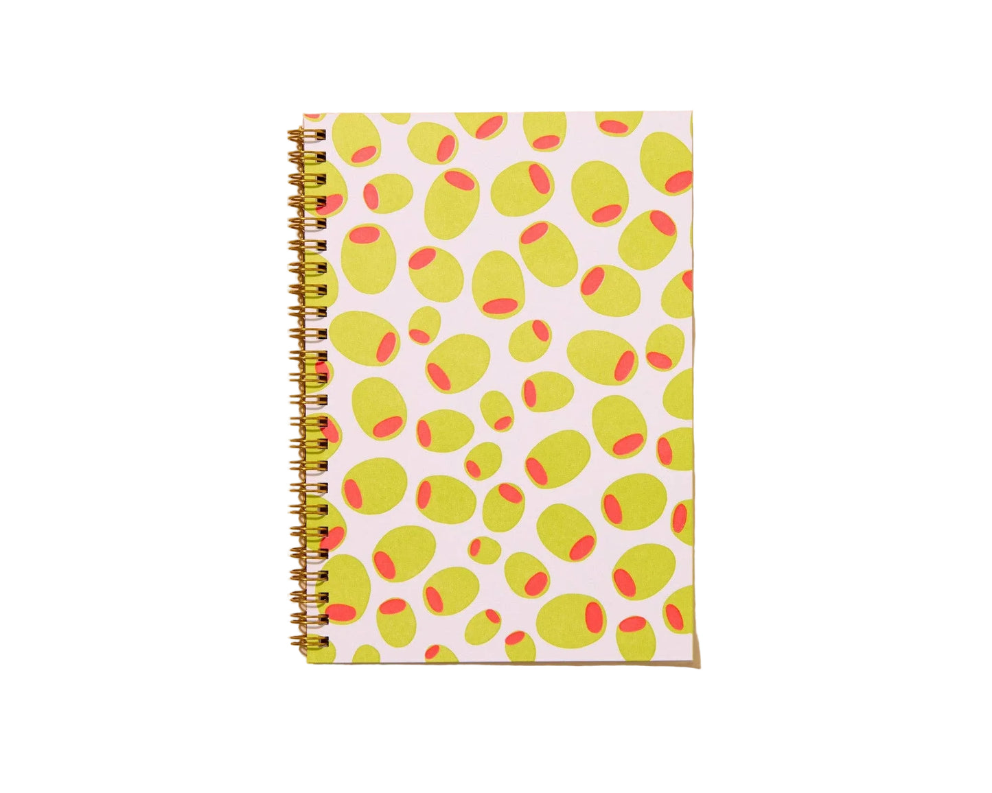 Green Olive Spiral Notebook