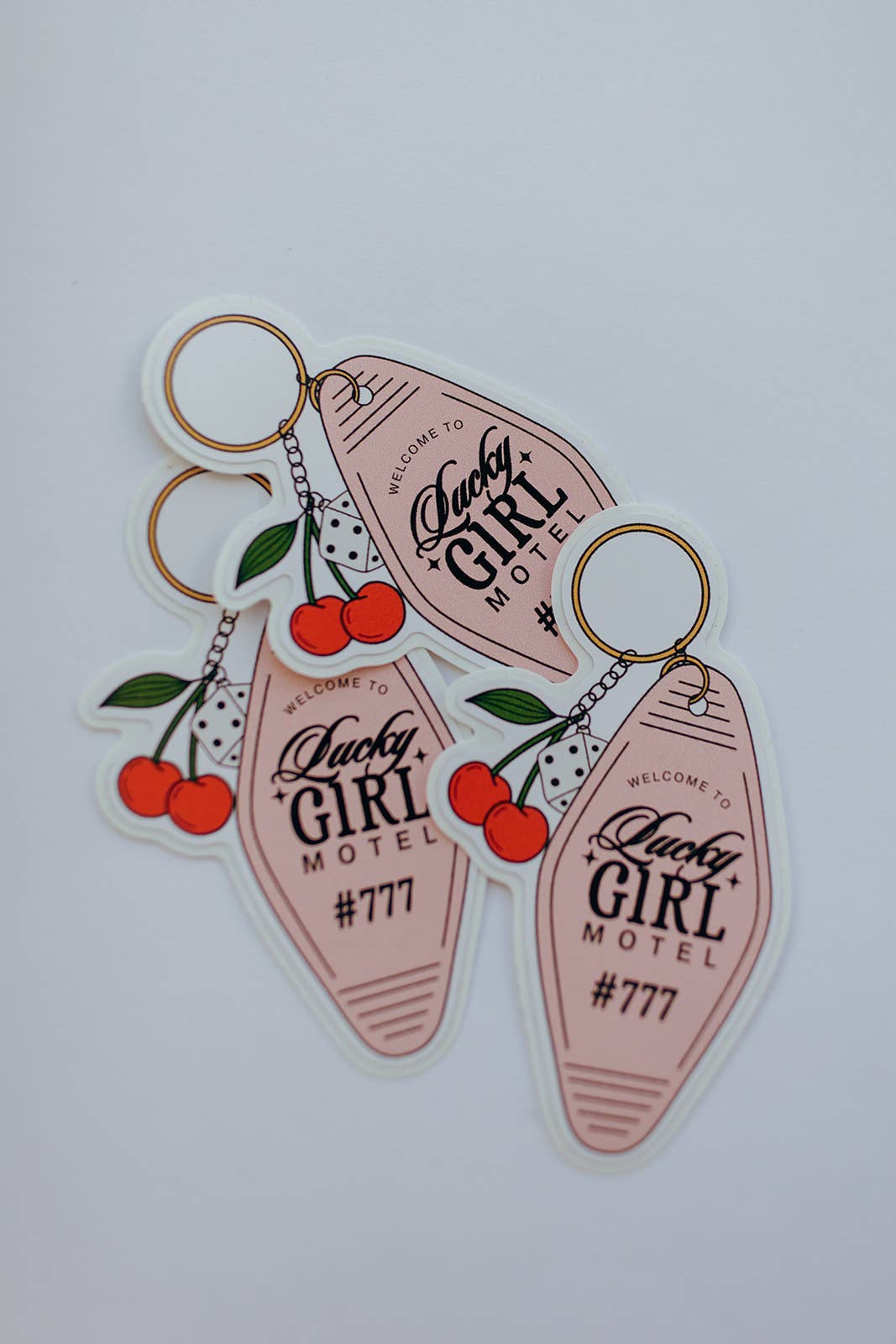 Lucky Girl Motel Sticker
