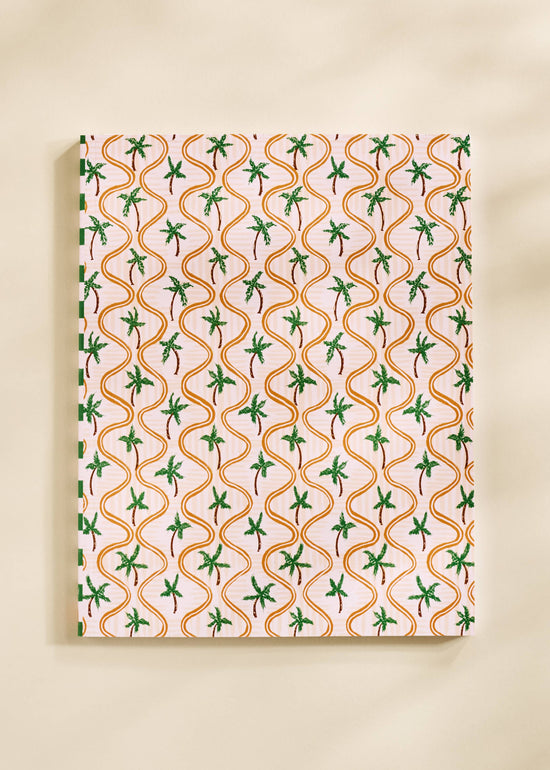 Sunset Palms Lined Journal