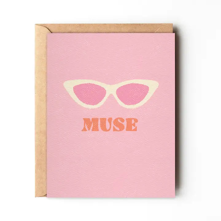 Muse Pink Best Friend Card