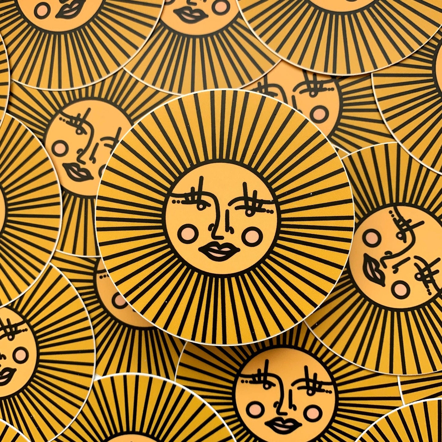 Sunshine Sun Sticker
