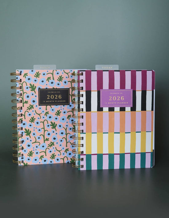 2026 Pocket Size Planner- Painted Stripes