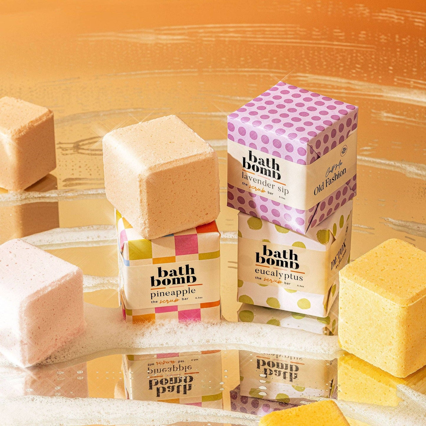 Lemon Bath Bomb- Limoncello- Moisturizing Fizz