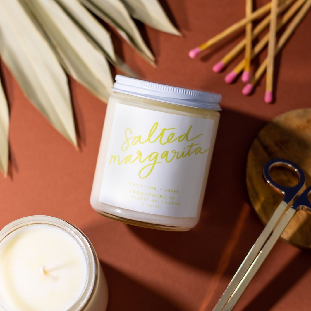 Salted Margarita Soy Wax Hand-Poured Candle