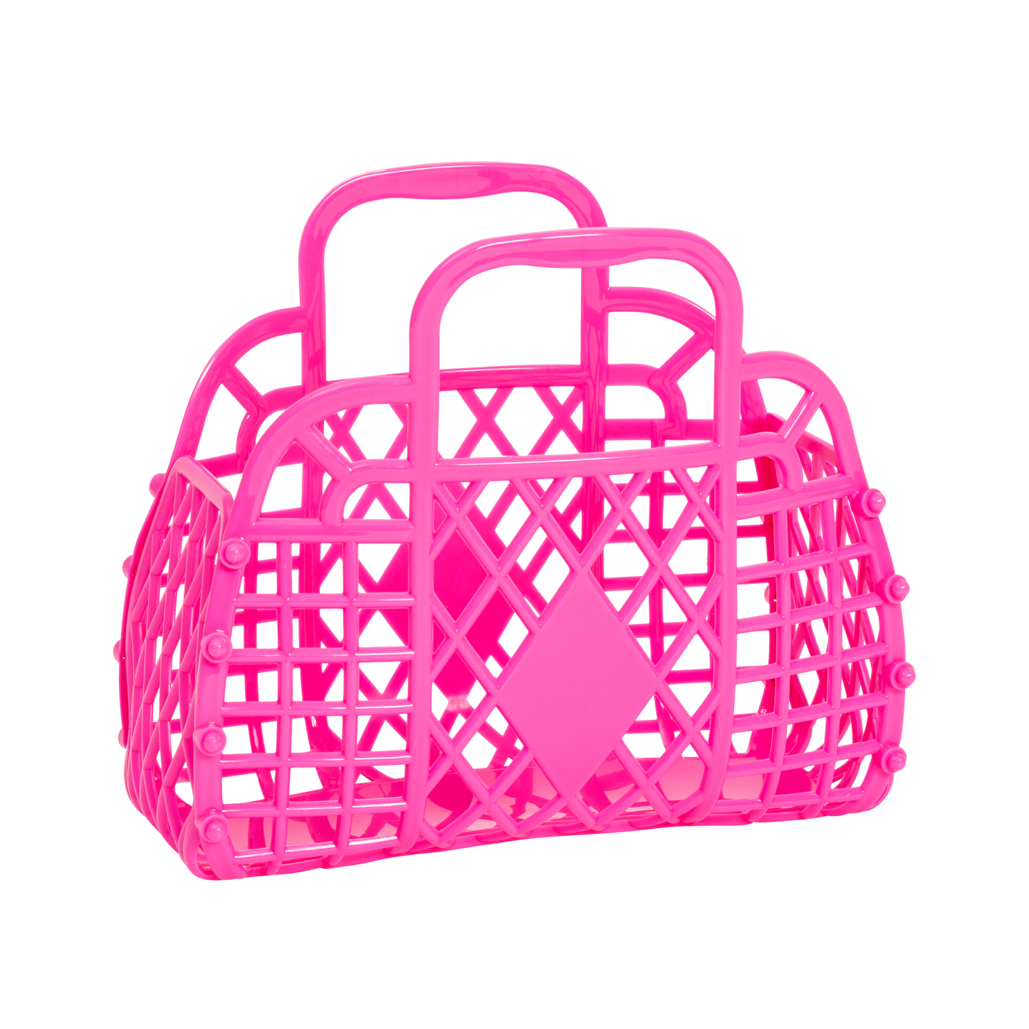 Sun Jellies Retro Basket Jelly Bag - Mini: Primrose Yellow