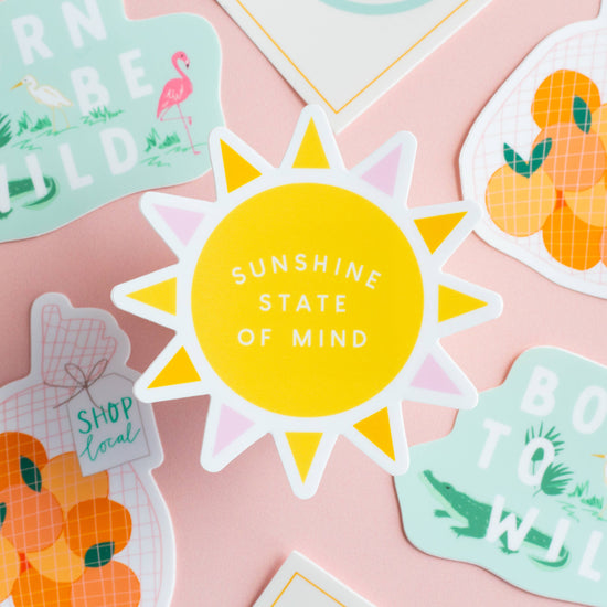 Sunshine State of Mind Sticker