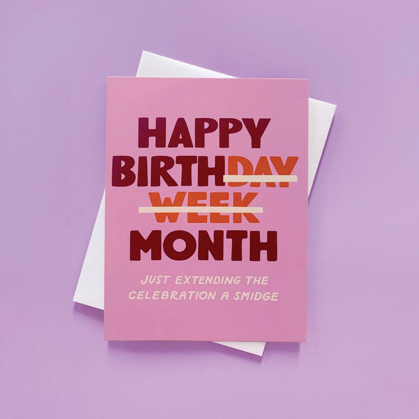 Belated Birthday Card