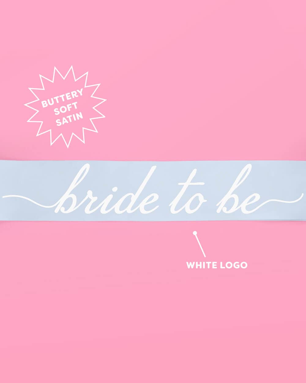 Bride To Be Something Blue Sash