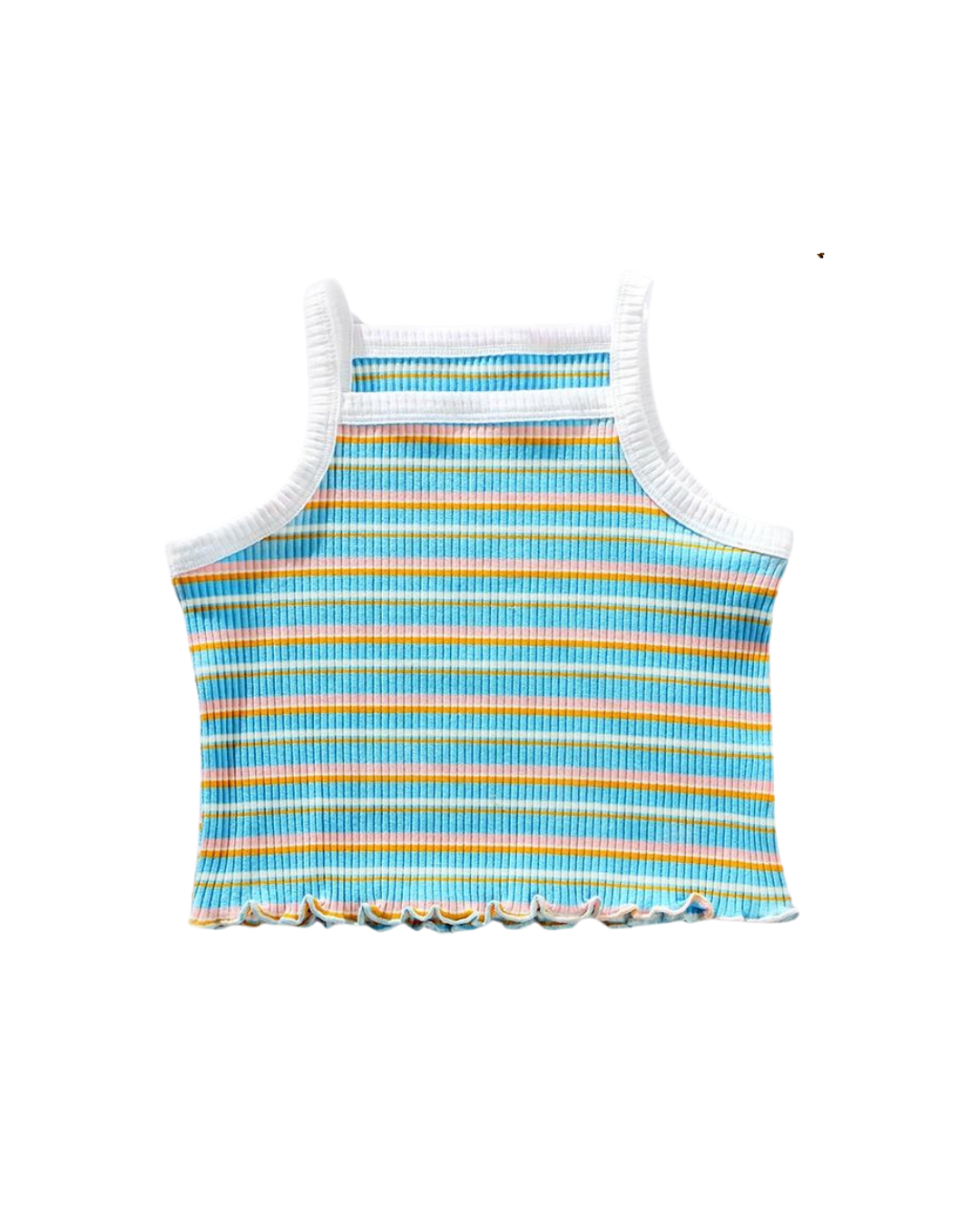Shore Striped Ribbed Two Piece Set