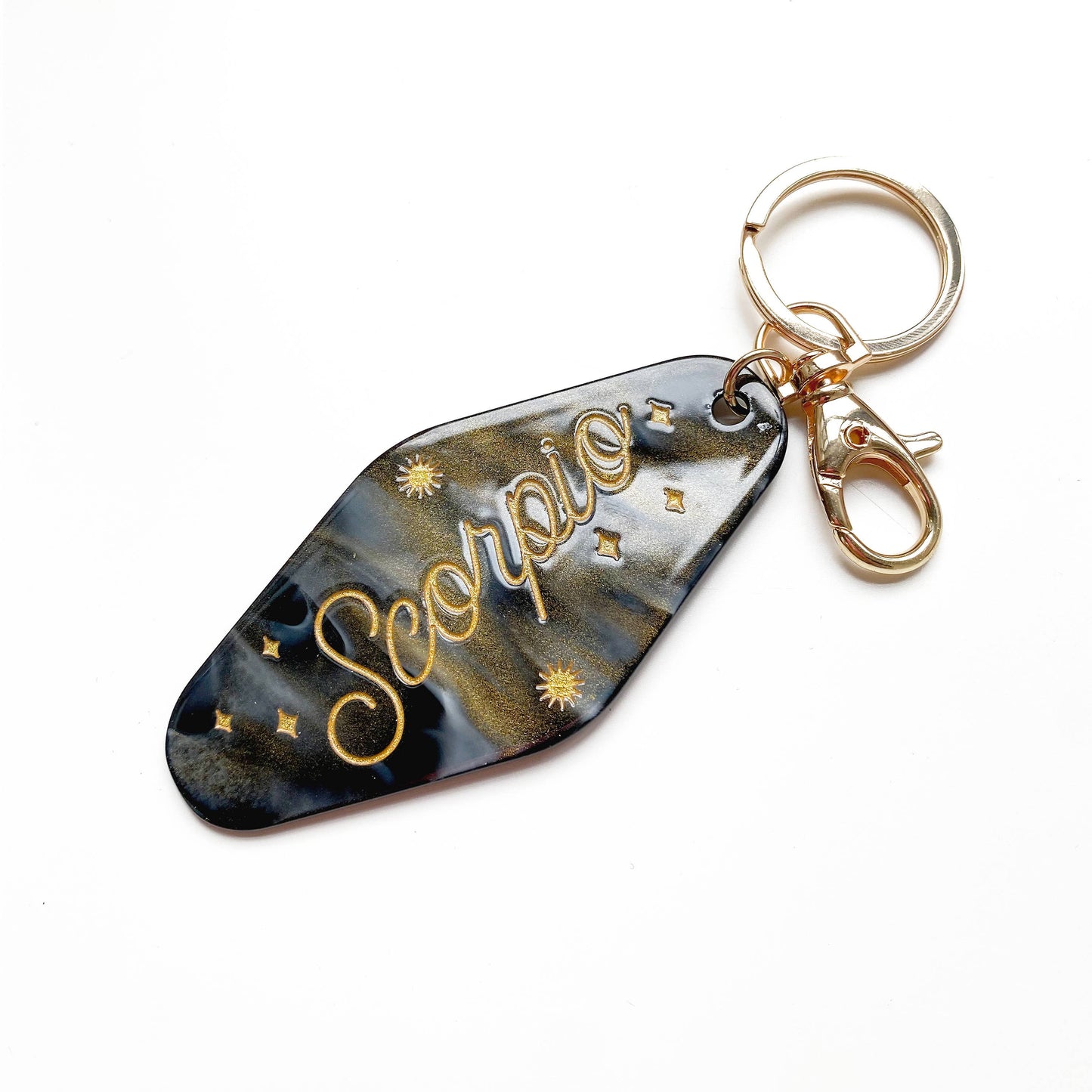 Scorpio Horoscope Motel Keychain
