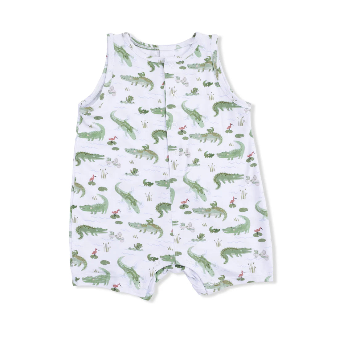 Angel Dear Sleeveless Shortie Crayon Alligators