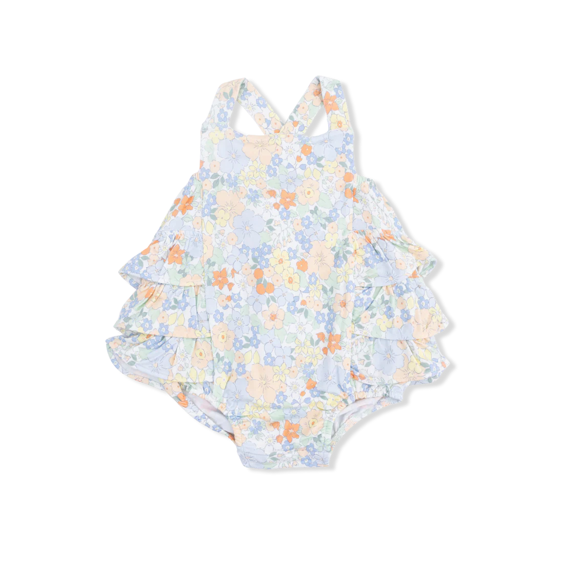 Angel Dear Ruffle Sunsuit Georgia Floral