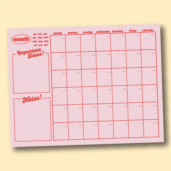 Monthly Planner