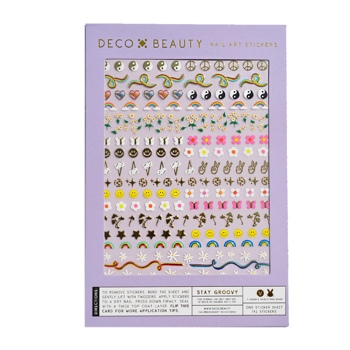 Deco Beauty Nail Art Stickers - Stay Groovy