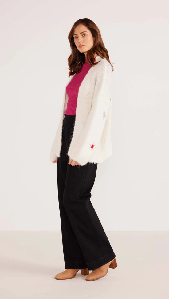 Mink Pink Rosalie Motif Knit Jumper(Cardigan)