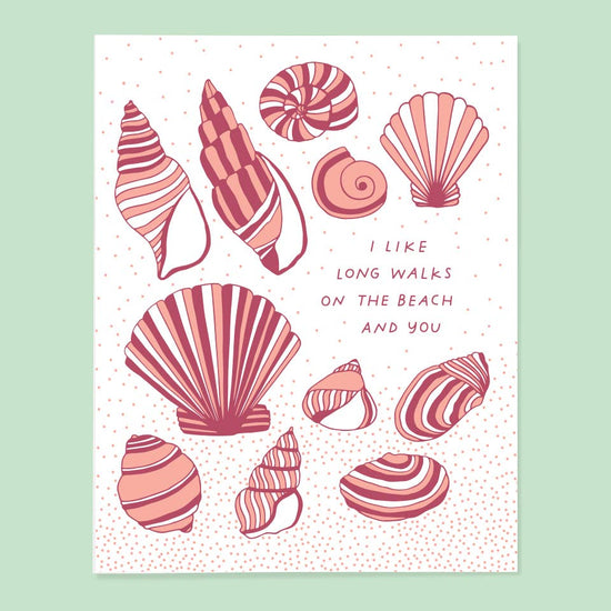 Walks on the Beach Card