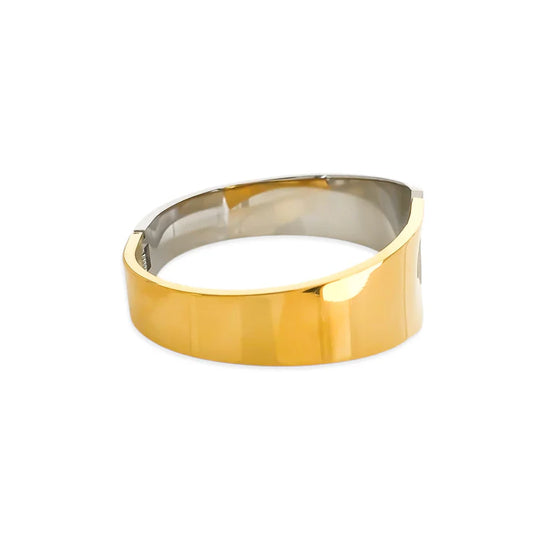Load image into Gallery viewer, 2 Tone Hinge Bracelet Water Resistant
