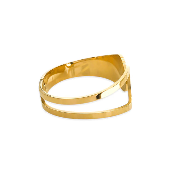 Load image into Gallery viewer, Cutout Loop Hinge Bracelet Water Resistant
