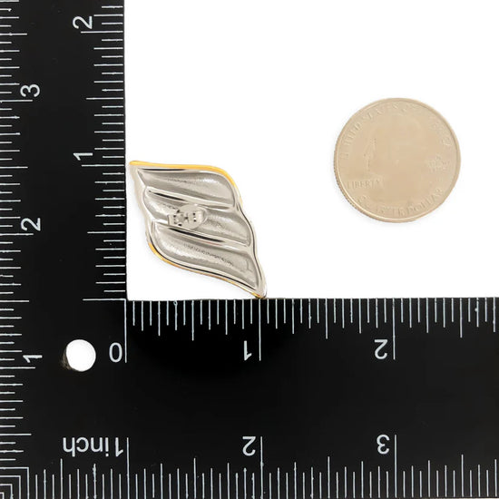 Load image into Gallery viewer, Wavy 2 Tone Earrings Water Resistant

