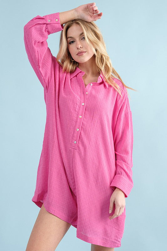 Long Island Romper small / fushia Long Island Romper small / fushia