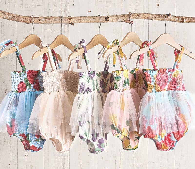 Tutu Bubble Romper - Mini Floral
