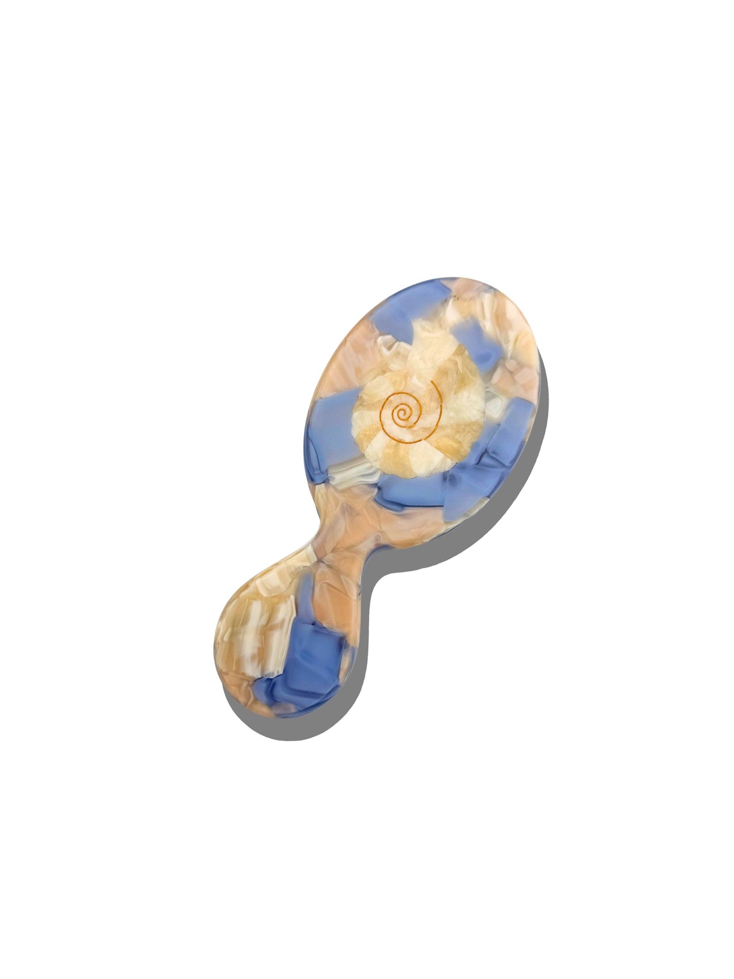 Solar Eclipse Hand-Painted Spiral Shell Handbag Hero Brush