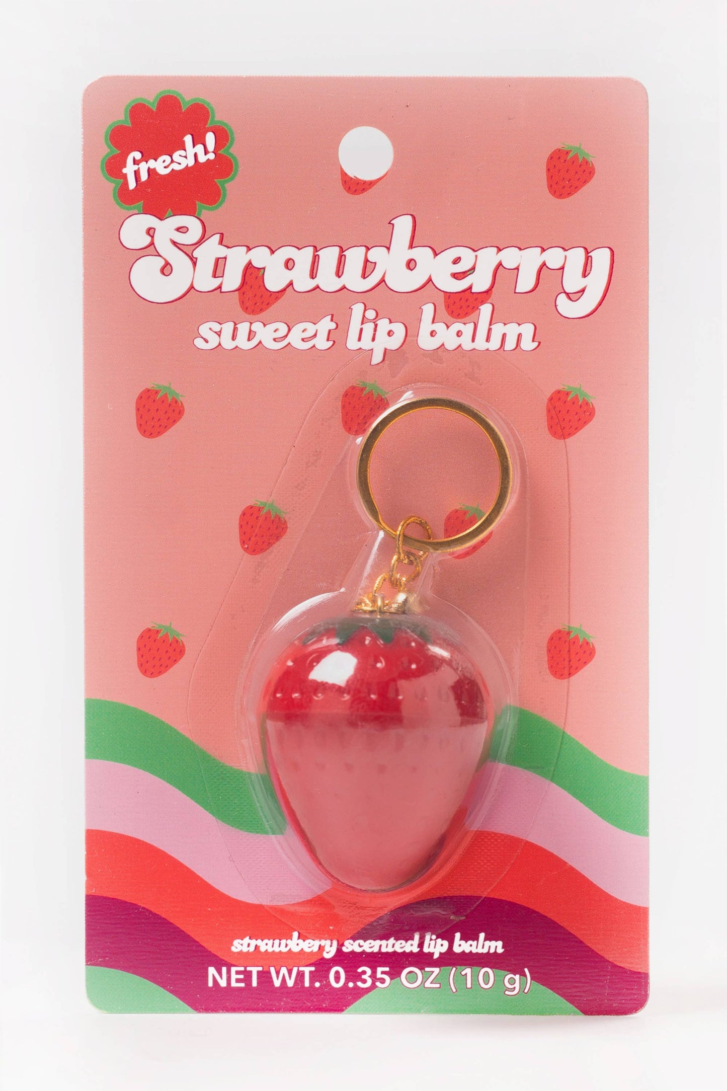 Strawberry Sweet Keychain Lip Balm