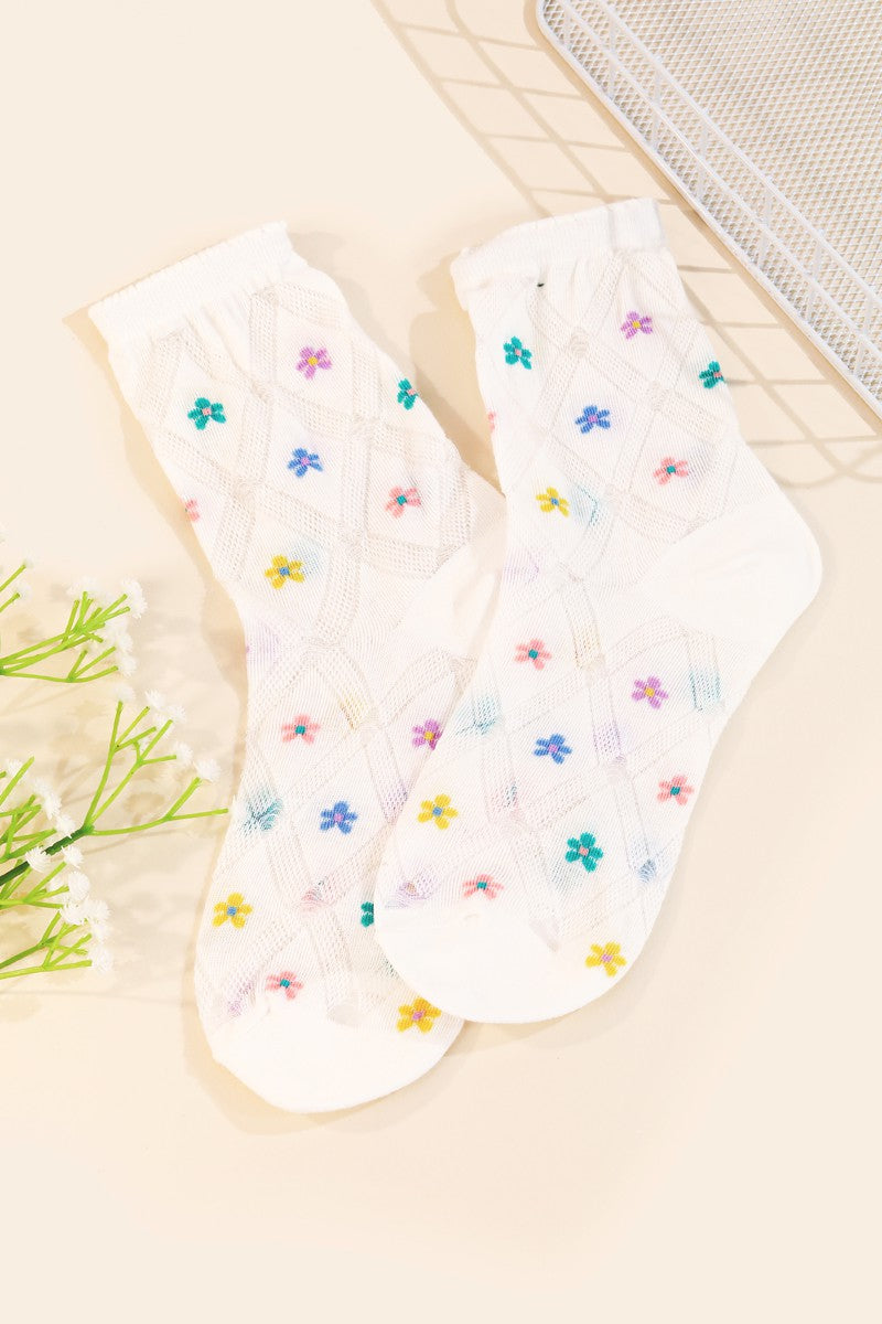 Maison Flower Socks