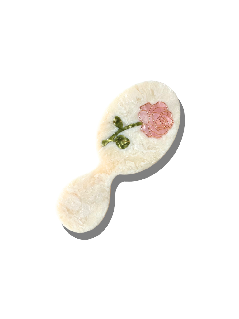 Solar Eclipse  Hand-painted Spring Rose Handbag Hero Brush