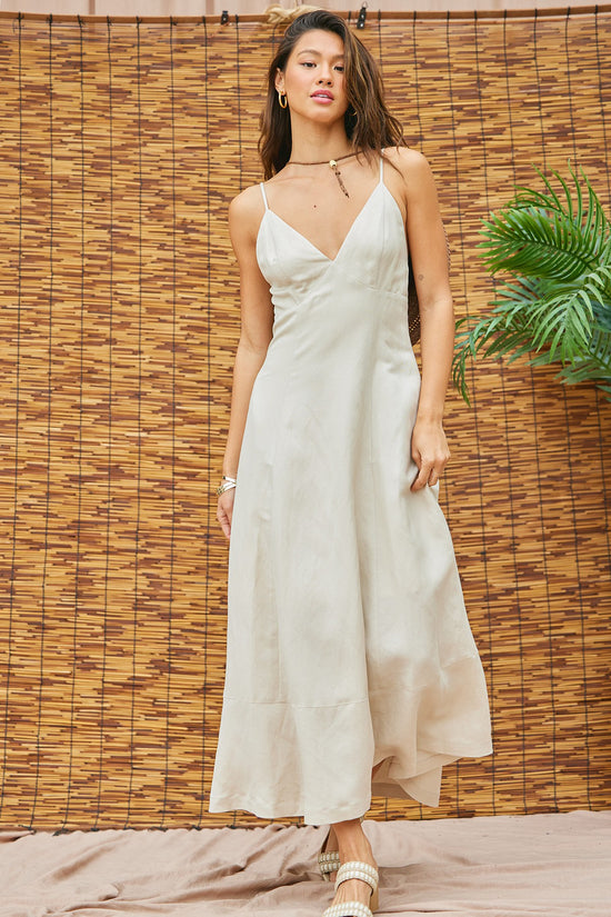 Torie Linen Maxi Dress The Wander Shop Torie Linen Maxi Dress The Wander Shop