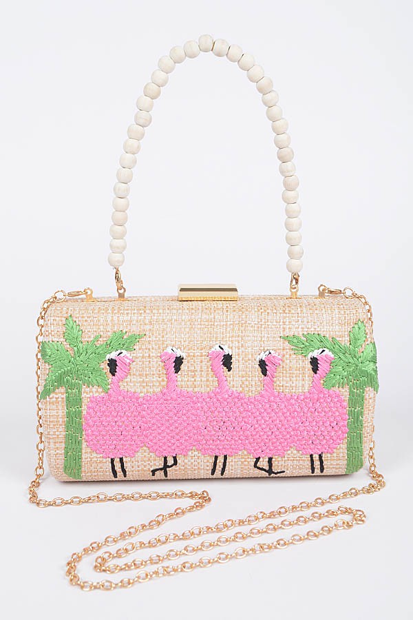 Flamingo Crossbody Bag