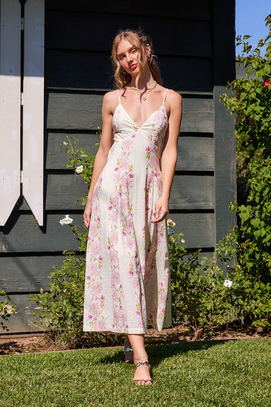 Jane Floral Midi Dress